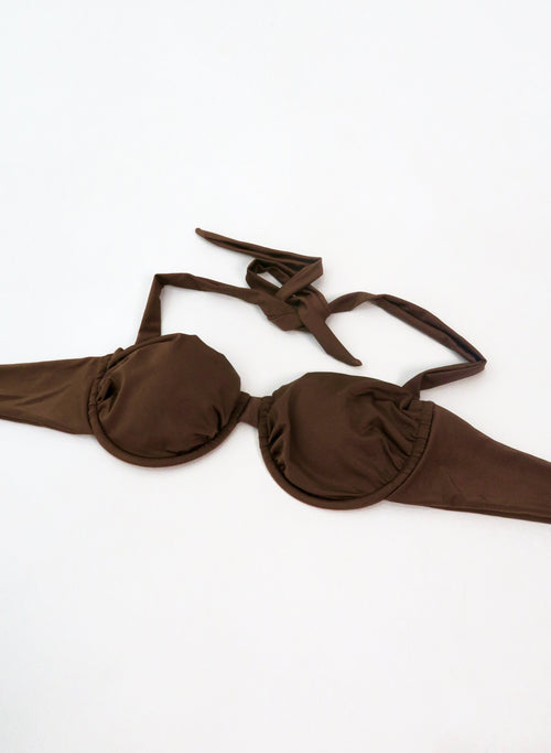 Isle of palms - Halter top : Coco Cacao